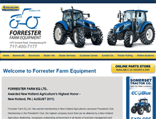 Tablet Screenshot of forresterfarmeq.net